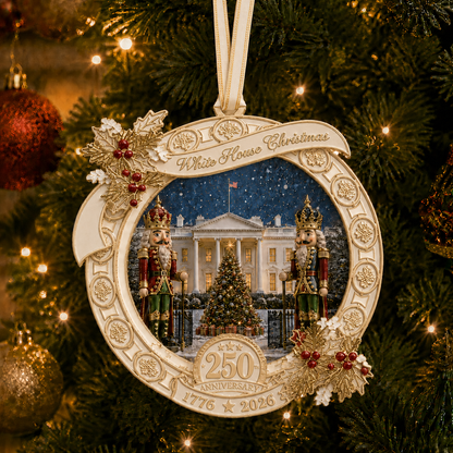 🔥"The Nutcracker" 250th Anniversary Ornament—Guarding the White House