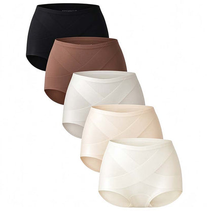 5-Pack Women's Classic Panties, Seamless High Waist Essential Underwear 🌸