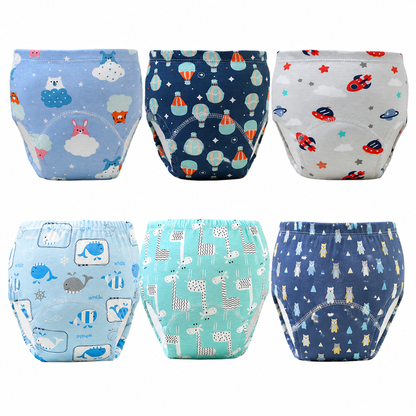 🧸 Toddler Training Undies – Soft, Leak-Proof, Fun Characters, 6-Pack