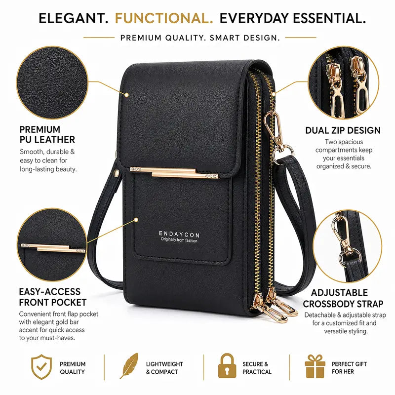 touchscreen sensitive phone bag with multiple colors use phone without taking it out landing 07