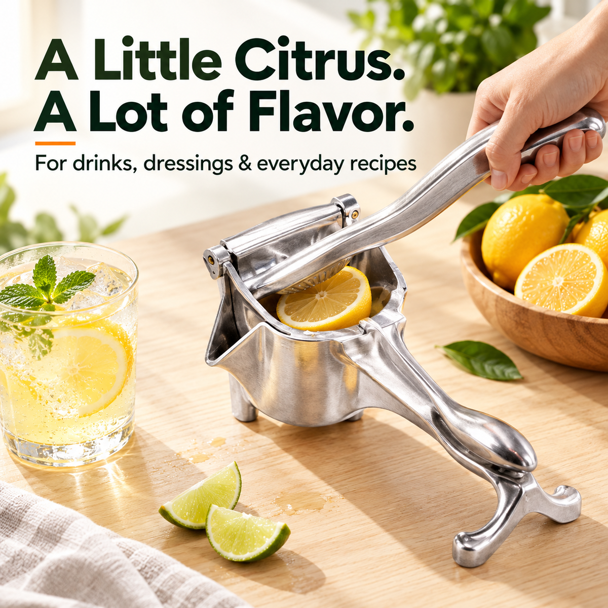 Aluminium Hand Press Fruit Juicer