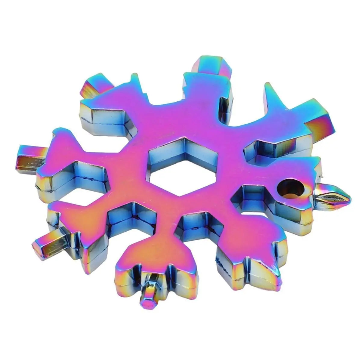 Viral 18-in-1 Snowflake Multi-tool Stainless Steel Portable Wrench All-in-One Screwdriver ❄️