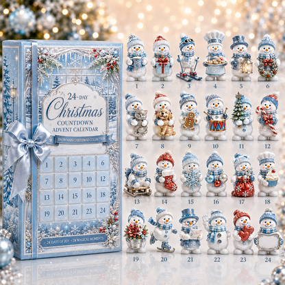 ✨24-Day Christmas Countdown Advent Calendar – Snowman Christmas Series