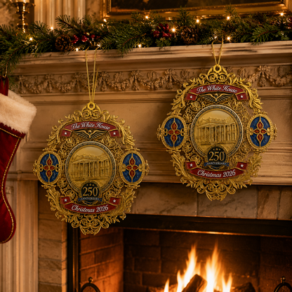 ✨White House 250th Anniversary Christmas Commemorative Ornament
