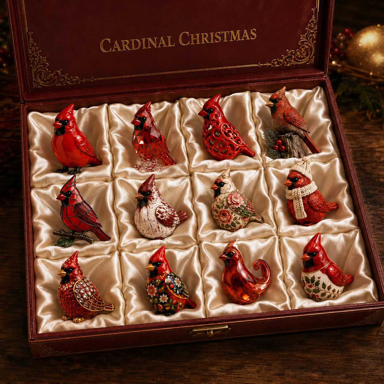🔥Last 50pcs✨⏰ Limited anniversary edition✨cardinal Christmas 24-Day Countdown Calendar