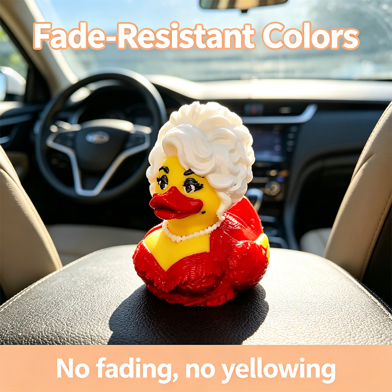 dolly duck 3d printed collectible cute desk car decor landing 07