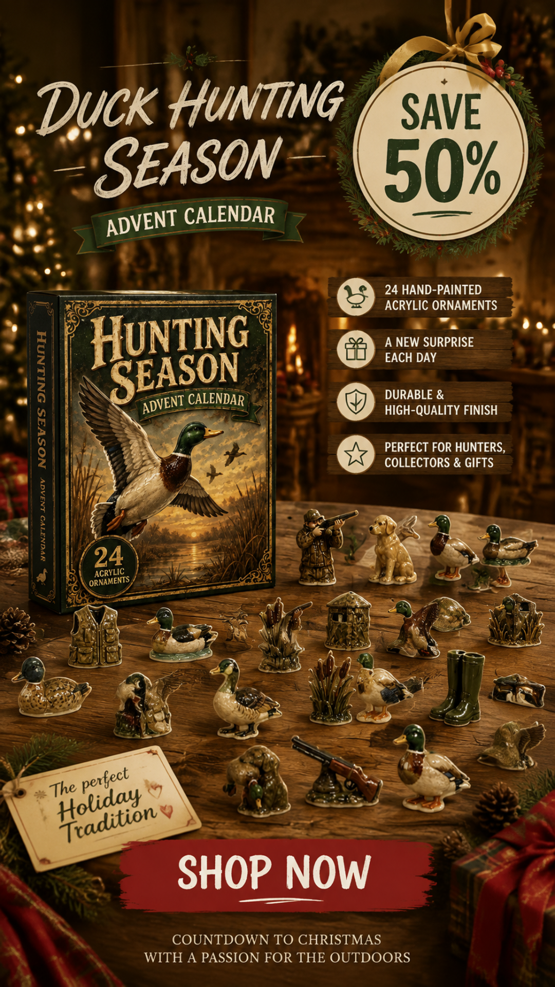 duck hunting season advent calendar 2026 landing 02
