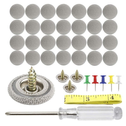 Car Roof Headliner Repair Clips – Fabric-Covered Retainer Buttons for Sagging Auto Ceiling Liner