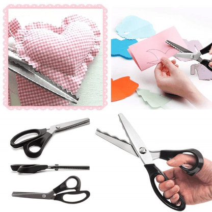 🥳2026 HOT SALE💞50K+ SOLD!✨  DIY Serrated Sewing Scissors – Precise and Easy to Use
