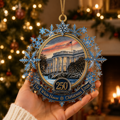 ✨White House 250th Anniversary Commemorative Snowflake Ornament