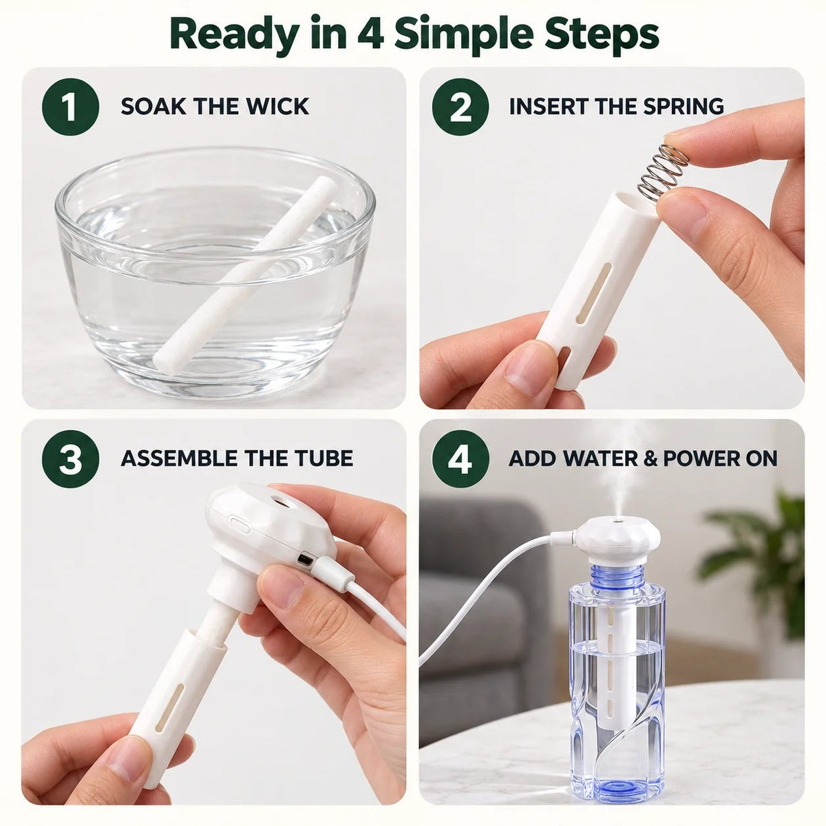 Dry Air Shouldn’t Follow You Everywhere — Portable USB Humidifier