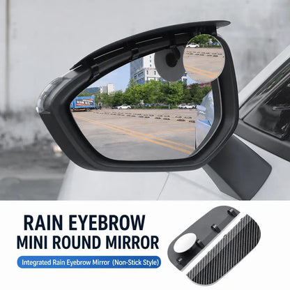 One Pair Snap-On Mirror Rain Visor Eyebrows, Waterproof Carbon Fiber Auto Exterior 🚗