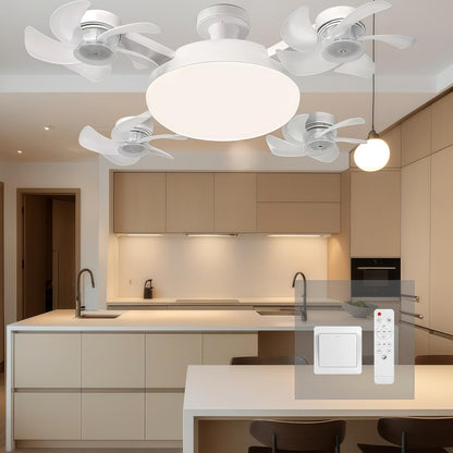 2026 New E27 Socket Ceiling Fan Light 💨 2-in-1 Fan Light