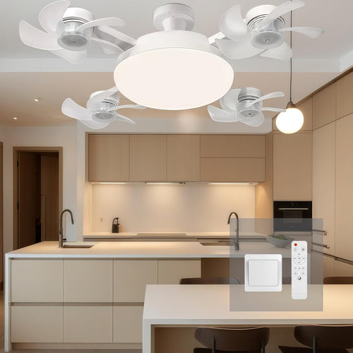 2026 New E27 Socket Ceiling Fan Light 💨 2-in-1 Fan Light