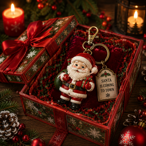 🎄 🎄 2026 Christmas Character Keychain Gift Box🎁