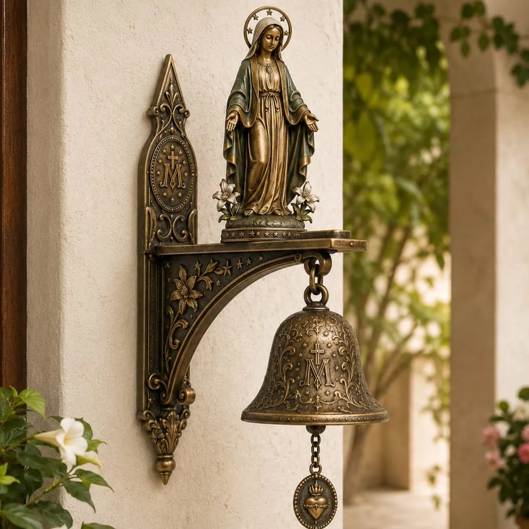 🙏 Our Lady of Grace Wall Bell – A Gift of Faith, Grace & Love 🔔