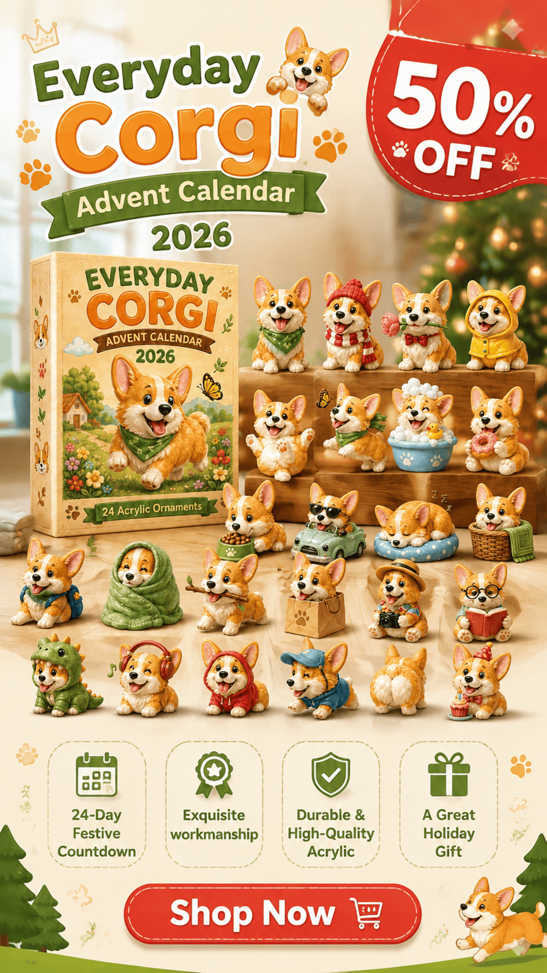 everyday corgi advent calendar landing 02
