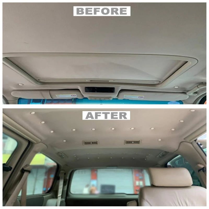 Car Roof Headliner Repair Clips – Fabric-Covered Retainer Buttons for Sagging Auto Ceiling Liner