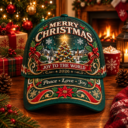 Vintage Christmas Holiday Baseball Cap Collection