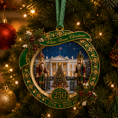 🔥"The Nutcracker" 250th Anniversary Ornament—Guarding the White House