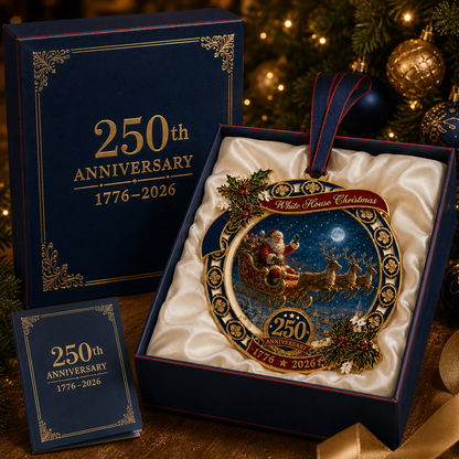 ✨250th Anniversary Edition Santa's Sleigh Scene Ornament