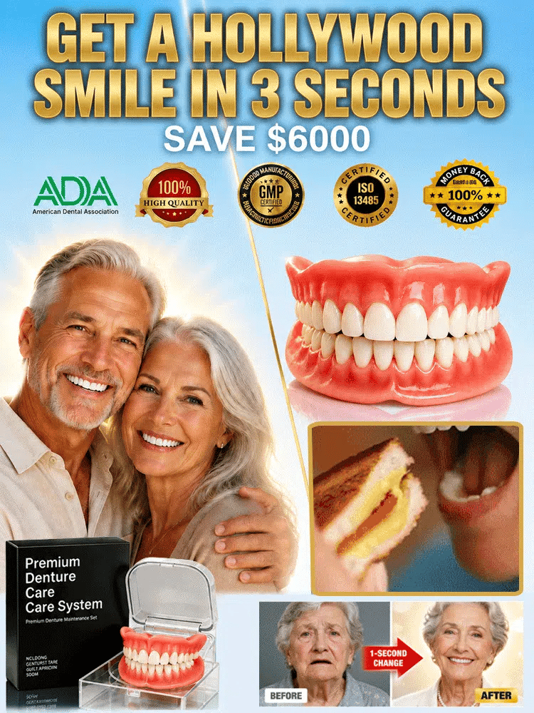 Comfort-fit decorative denture set