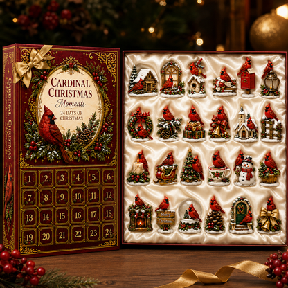🔥Last 30 pcs✨⏰Last day 50% off🔥✨24-Day Advent Calendar - Cardinal