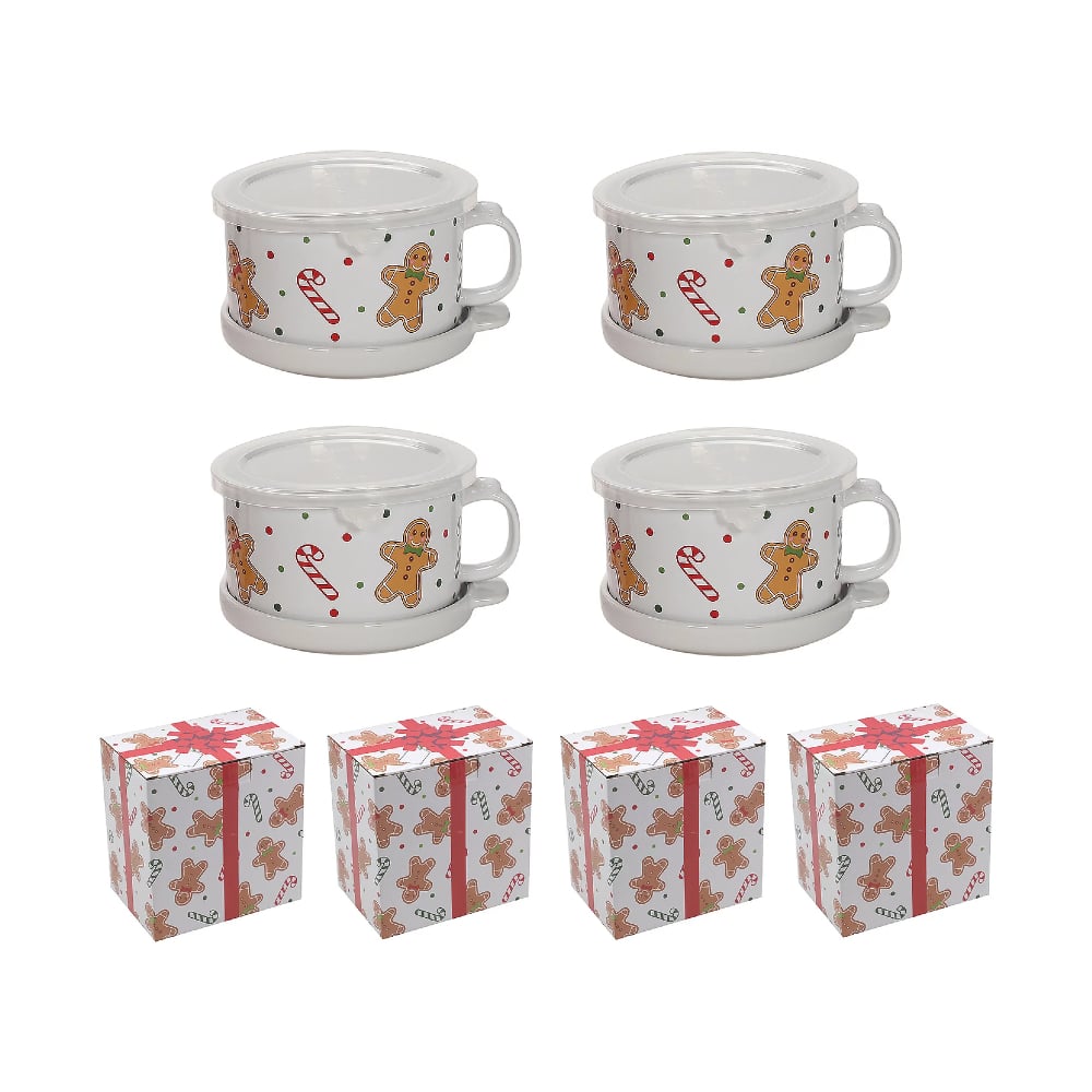 Christmas Sale – 25 oz Mug Meal Cup with Lid