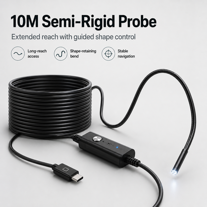 Limited -Time 50% OFF HD Endoscope Inspection Camera | 2M 5M 10M Waterproof Probe