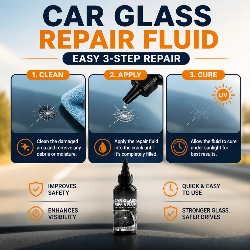 fast acting car windshield crack repair kit landing 04