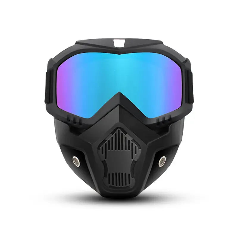 🛠️Detachable Full Face Goggle Mask