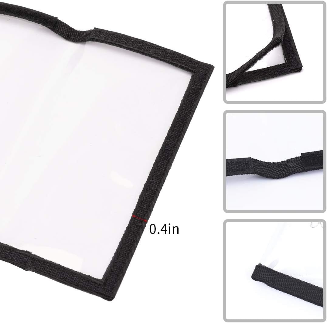 fishing lure wraps 10 packs durable clear pvc lure covers keeps fishing safe easily see lures fishing hook covers bait storage 5 large 4 3 w x 7 9 l 5 medium 3 9 w x 7 1 l 10pcs 5l 5m b08bj4w8rw landing 06