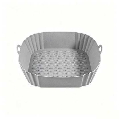 🔥High-Heat Silicone Air Fryer Baking Tray – Reusable Non-Stick Cooking Liner