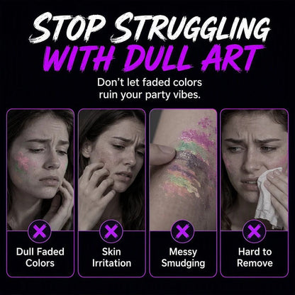 ✨ Glow Party Tattoo Pens – Neon Temporary Tattoo Markers