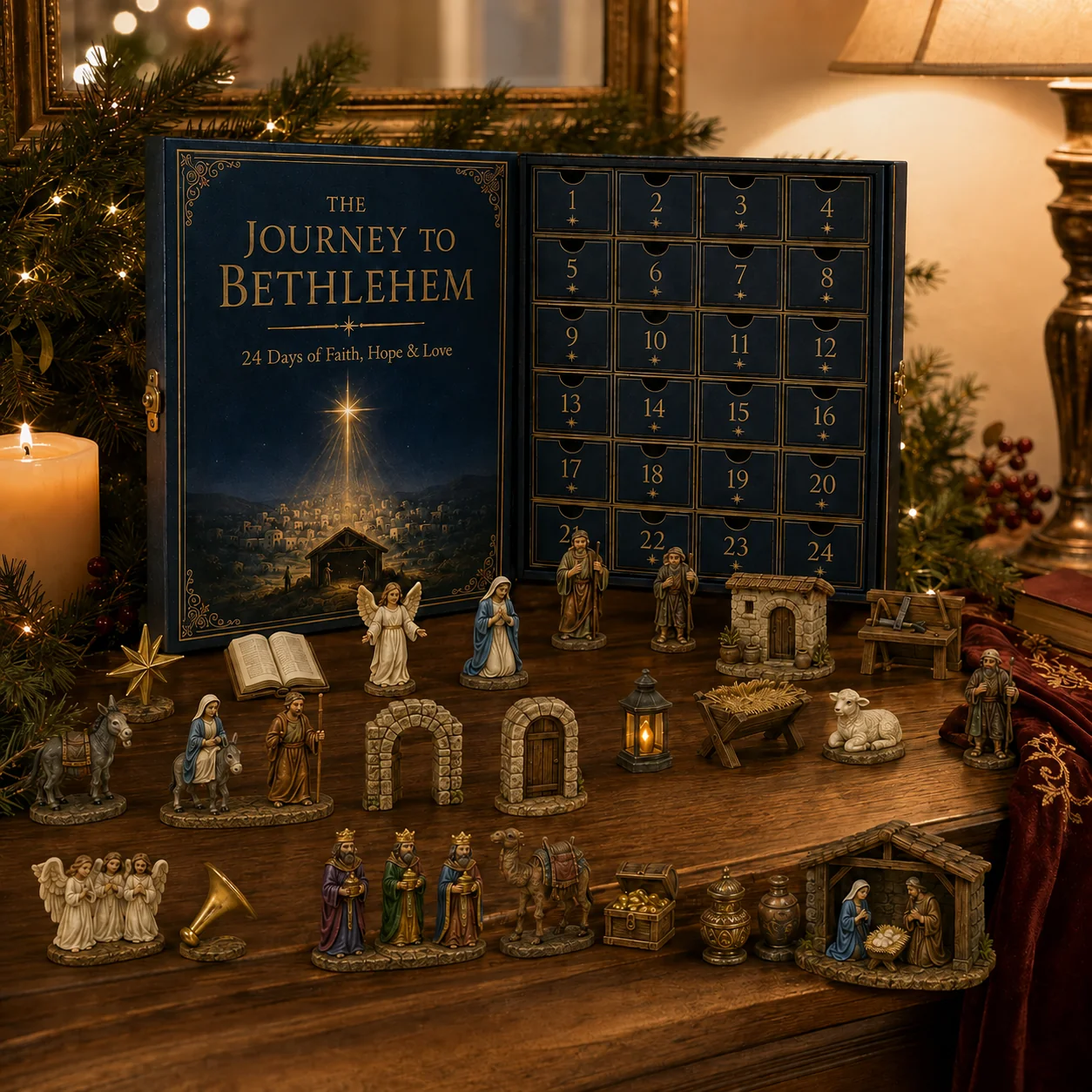 Journey to Bethlehem 24 Day Nativity Advent Calendar