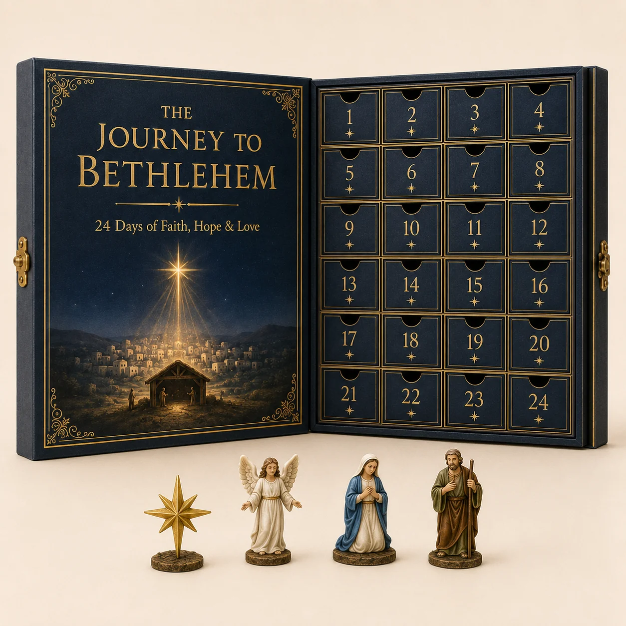 Journey to Bethlehem book style Advent Calendar