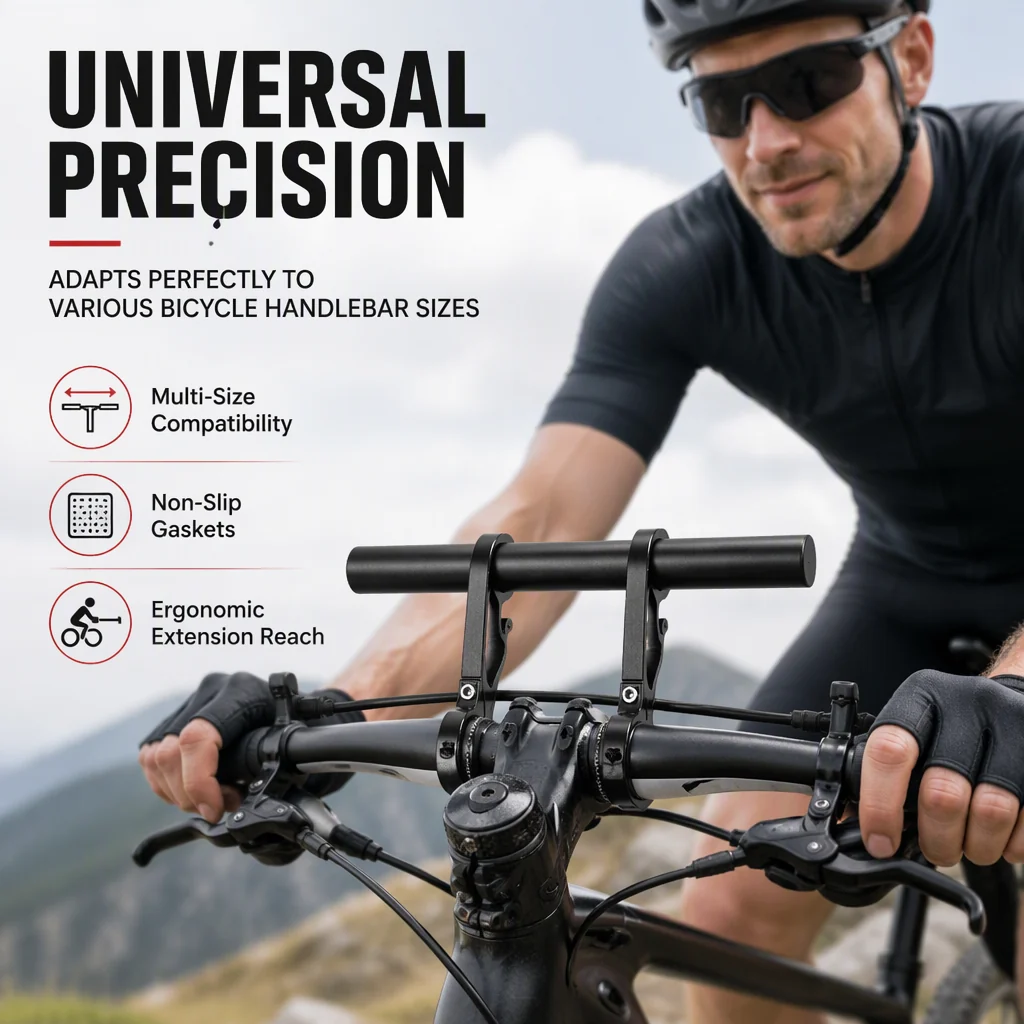 Multi-Functional Bicycle Extender Bracket