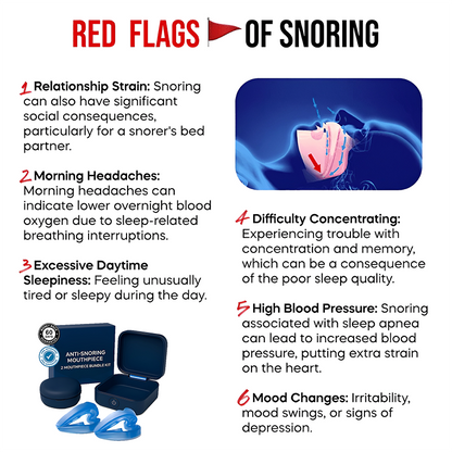 Universal Anti-Snoring Mouthpiece - Adjustable Comfort Fit for Better Sleep 😴
