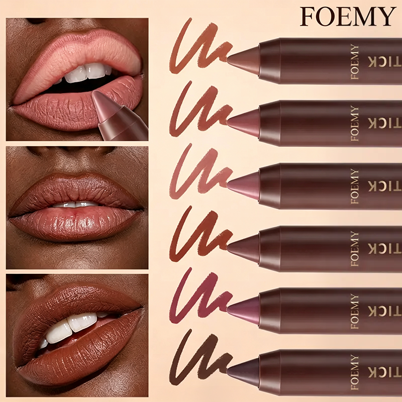 Matte Brown Lipstick, Individual Lipsticks, Waterproof, Non-stick Cup💄