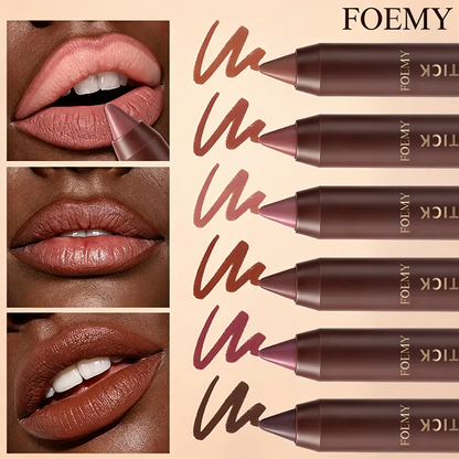 Matte Brown Lipstick, Individual Lipsticks, Waterproof, Non-stick Cup💄