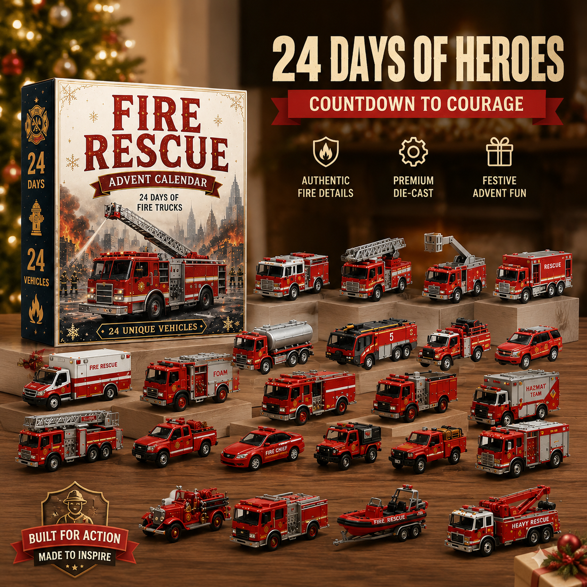 🚒Fire Rescue 24-Day Advent Calendar