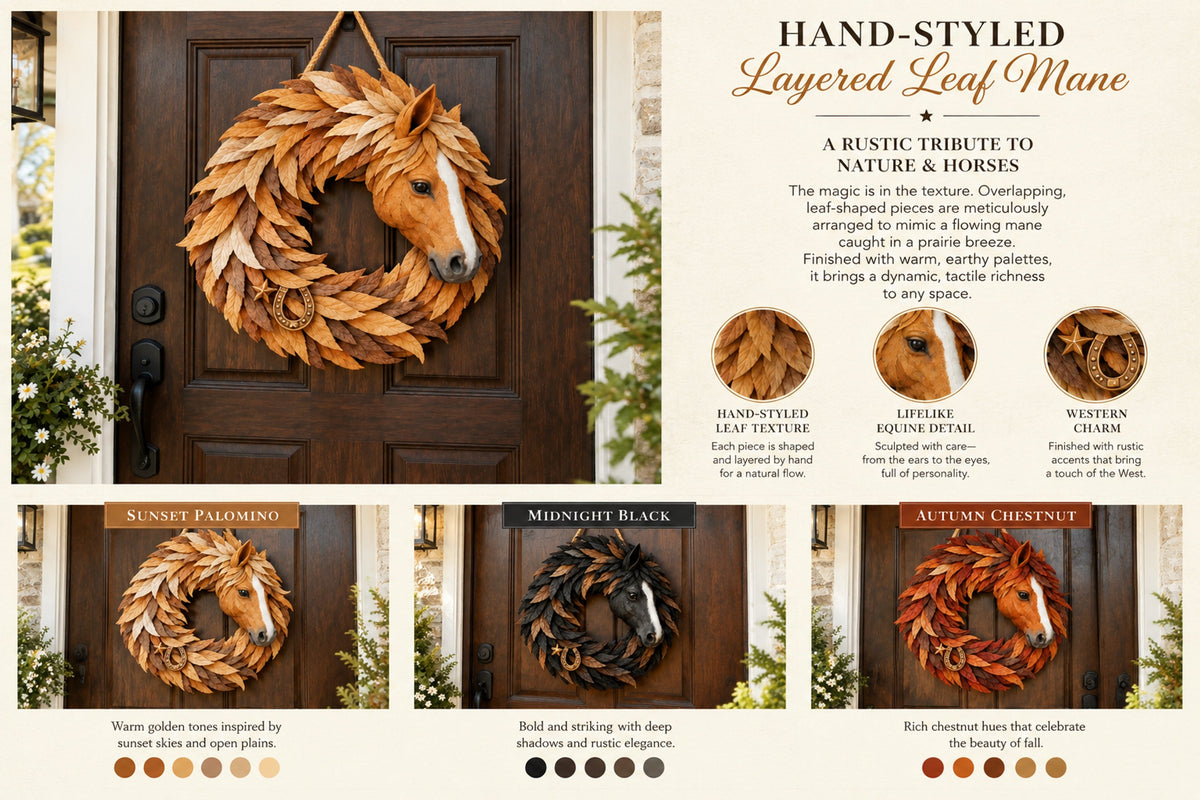 horse head wreath with horseshoe star landing 06