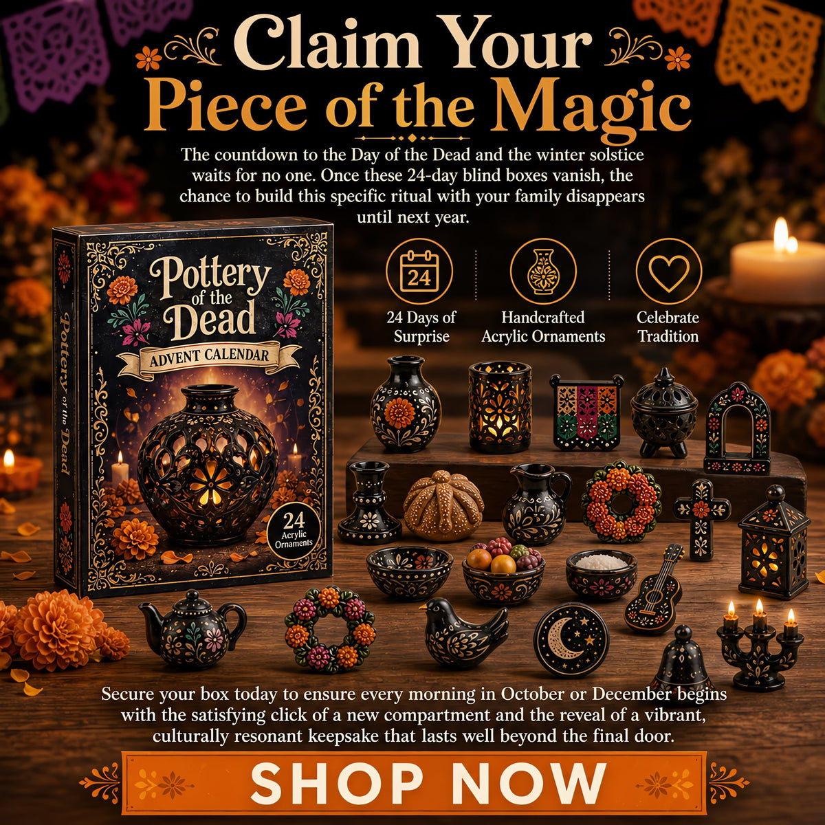 pottery of the dead advent calendar 2026 landing 09
