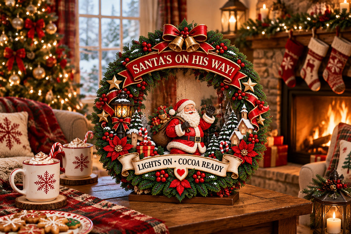 santa christmas wooden door hanger landing 07