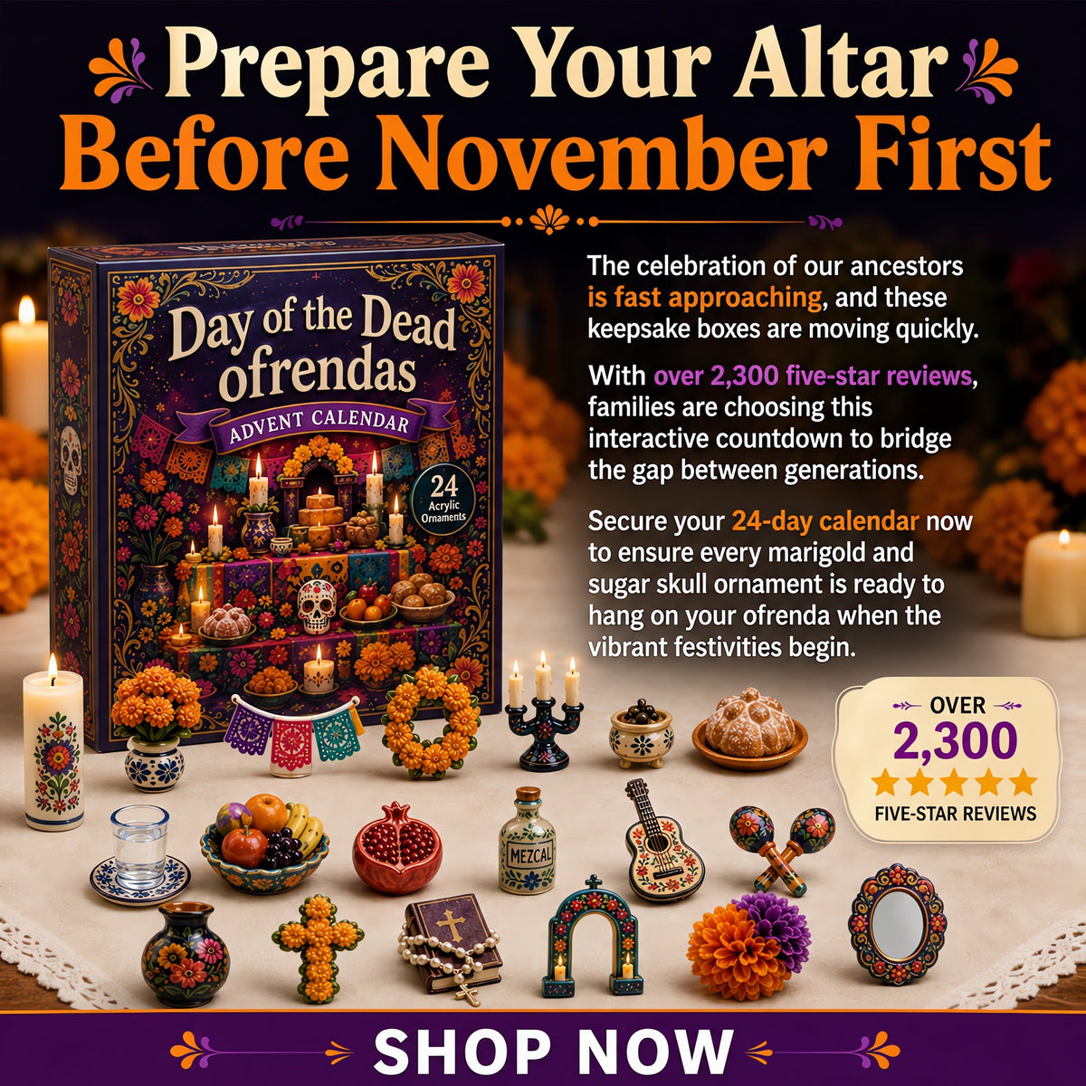 day of the dead ofrendas advent calendar 2026 landing 09