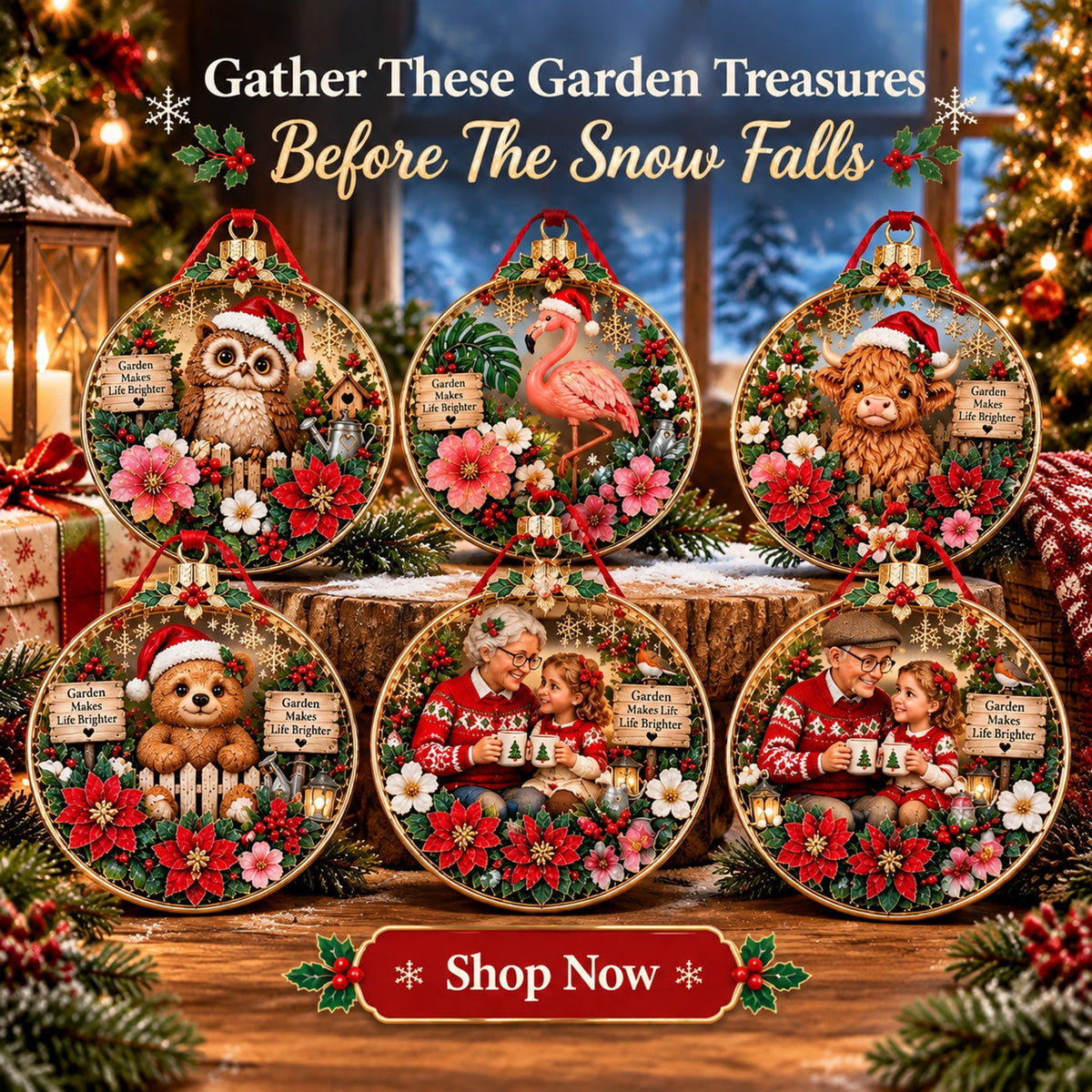 christmas floral holiday hanging decoration ornament garden makes life brighter landing 09