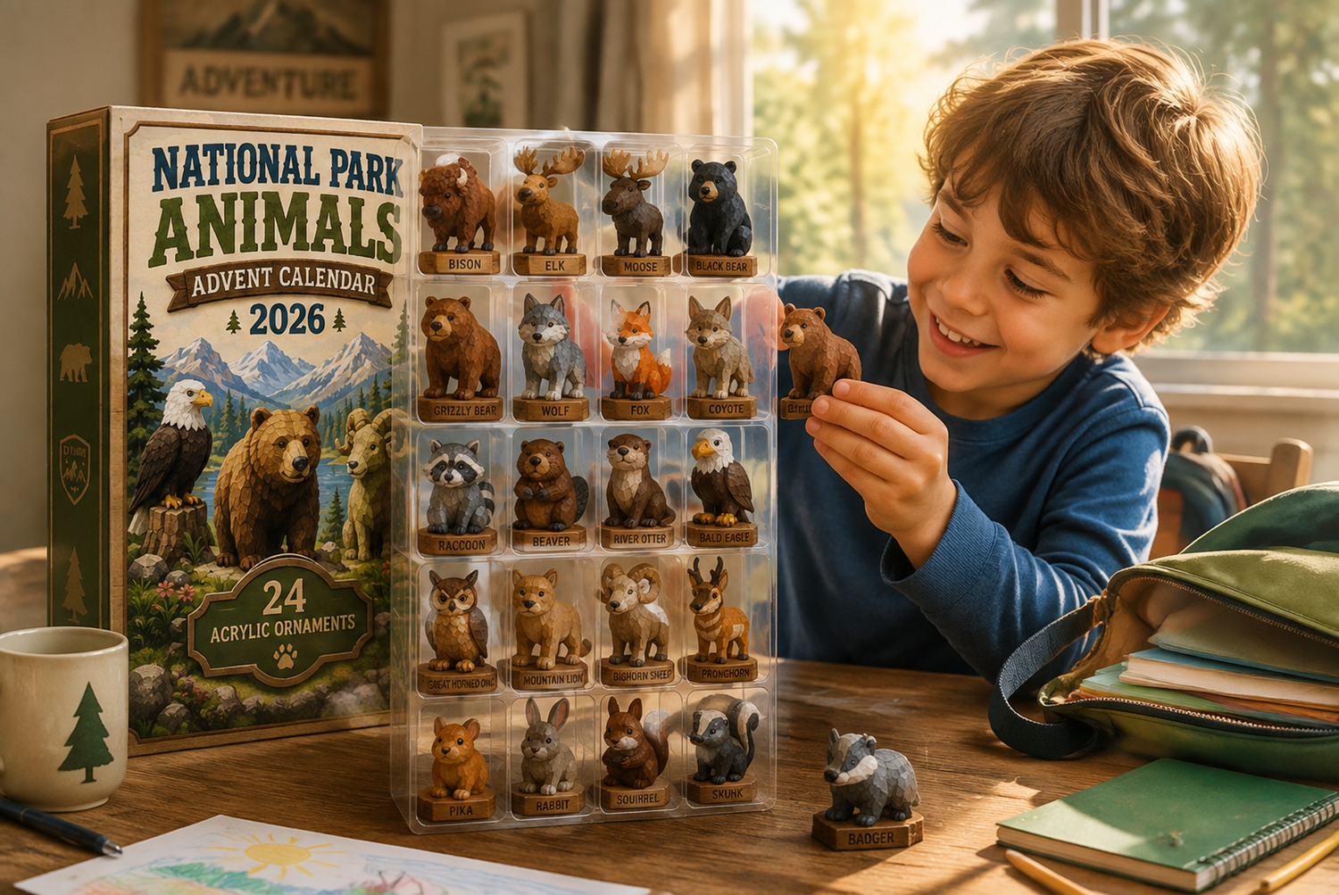 national park adorable animals advent calendar 2026 landing 05