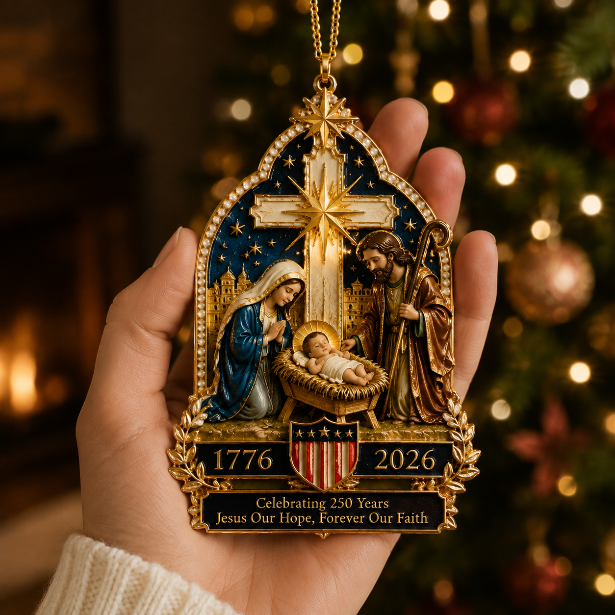 nativity scene christmas tree ornament landing 06