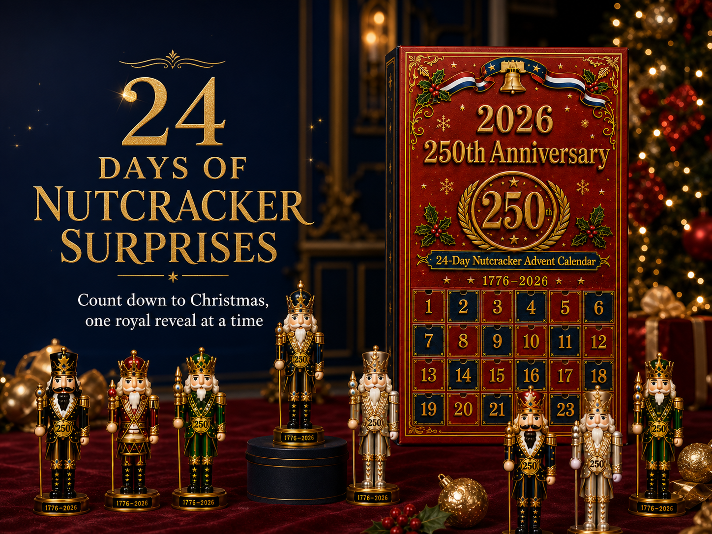 nutcracker christmas countdown calendar blind box set landing 04