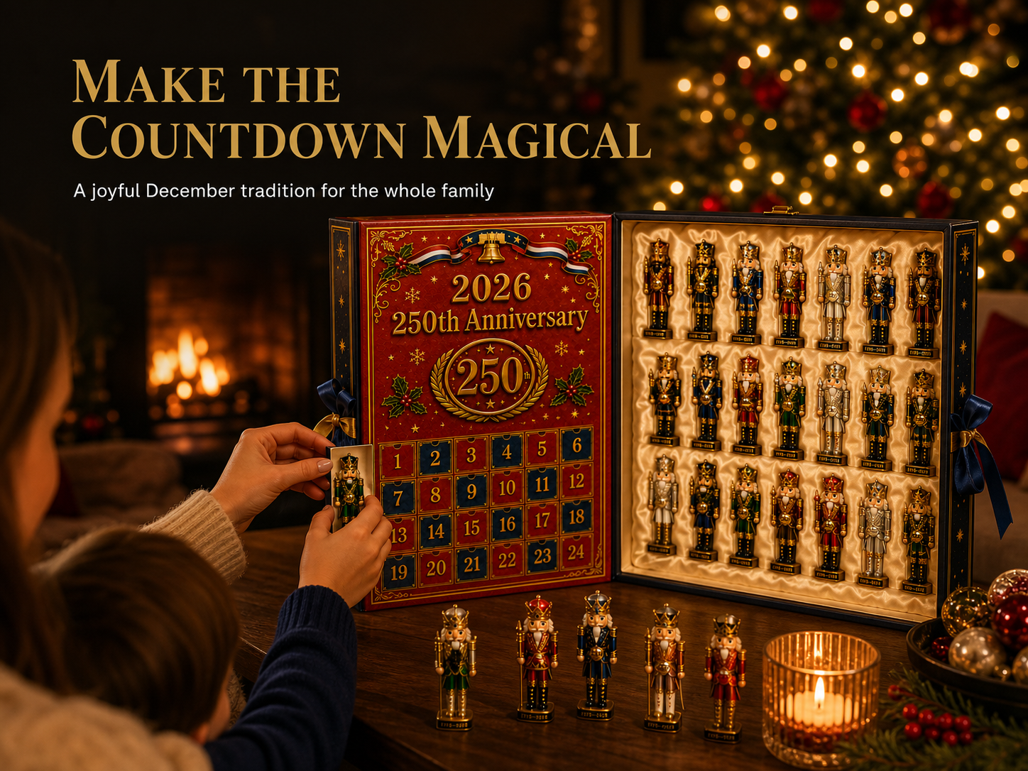 nutcracker christmas countdown calendar blind box set landing 07